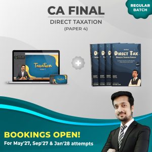 CA Final Direct Taxation (May'27, Sep'27 & Jan'28 Attempts) (Paper 4)