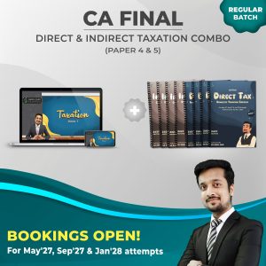 Combo - CA Final DT + IDT (May'27, Sep'27 & Jan'28 Attempts) (Papers 4 & 5)