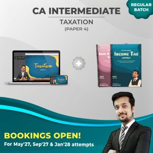CA Intermediate Taxation (May'27, Sep'27 & Jan'28 Attempts) (Paper 3)