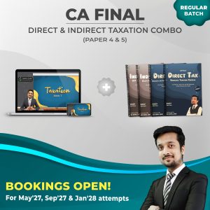 Combo - CA Final DT + IDT (May'27, Sep'27 & Jan'28 Attempts) (Papers 4 & 5)