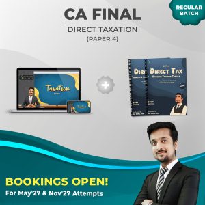CA Final Direct Taxation (May'27 & Nov'27 Attempts) (Paper 4)